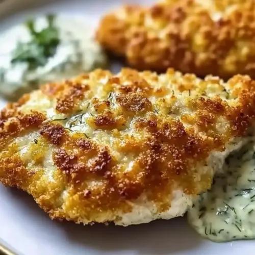 Crispy Dill Pickle Parmesan Chicken