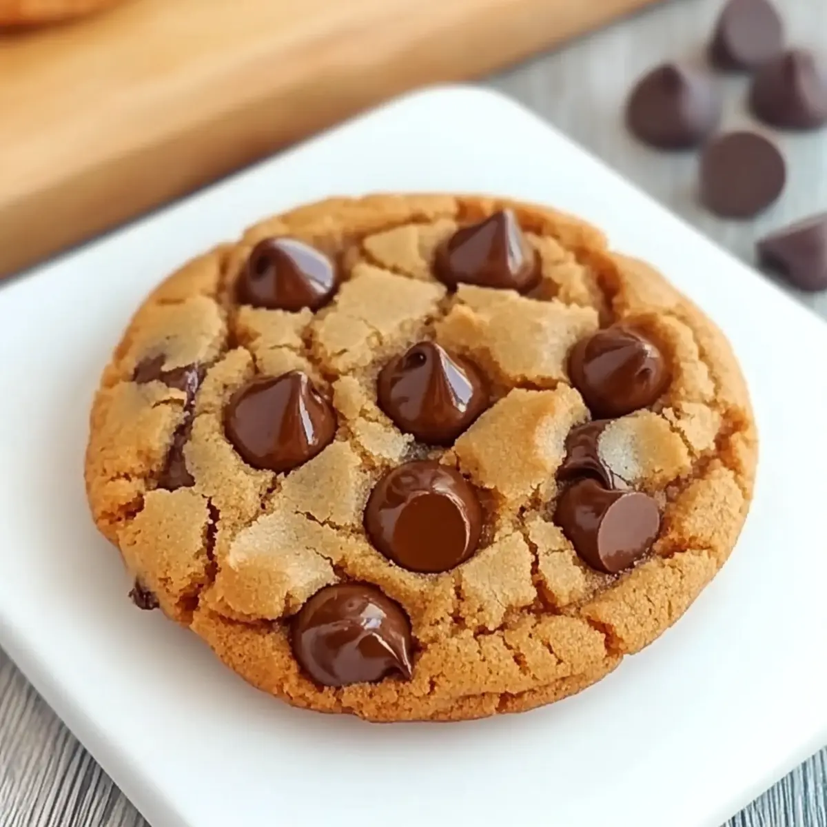 Moist Peanut Butter Chocolate Chip Cookies