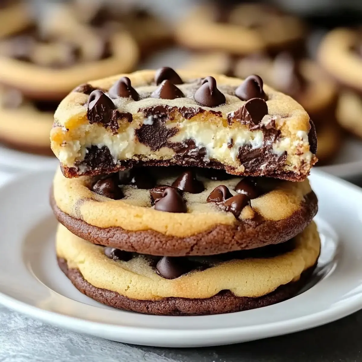Chocolate Chip Cheesecake Cookies