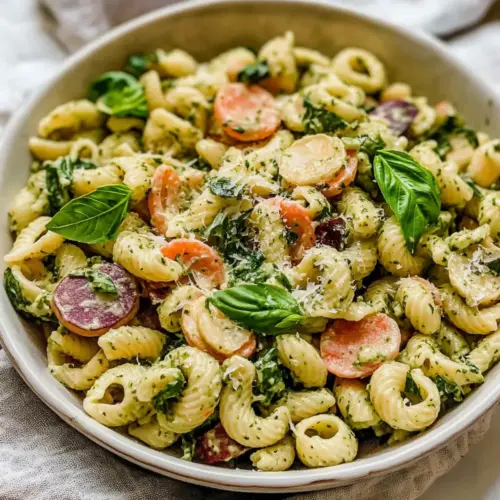 Lemon Basil Pasta Salad