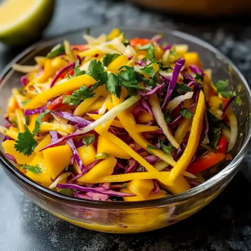 Easy Mango Slaw
