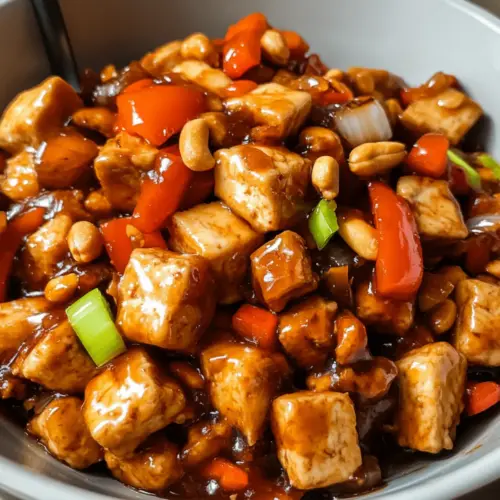 Vegan Kung Pao Tofu