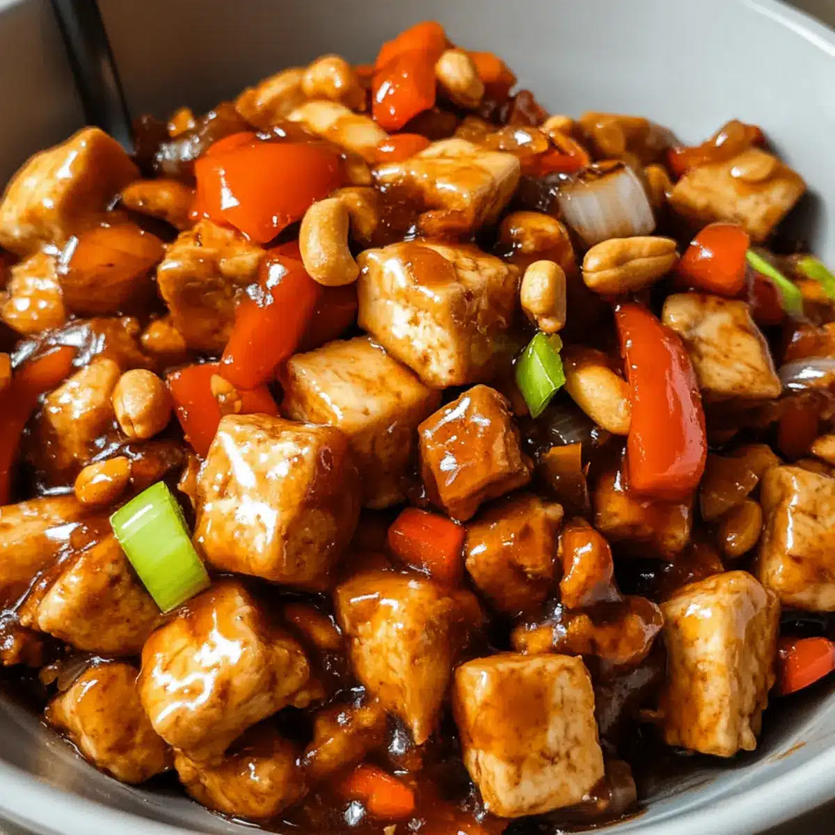 Vegan Kung Pao Tofu