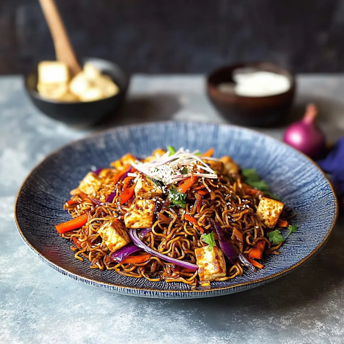 Vegetable Tofu Lo Mein