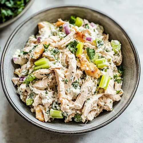 Cottage Cheese Chicken Salad
