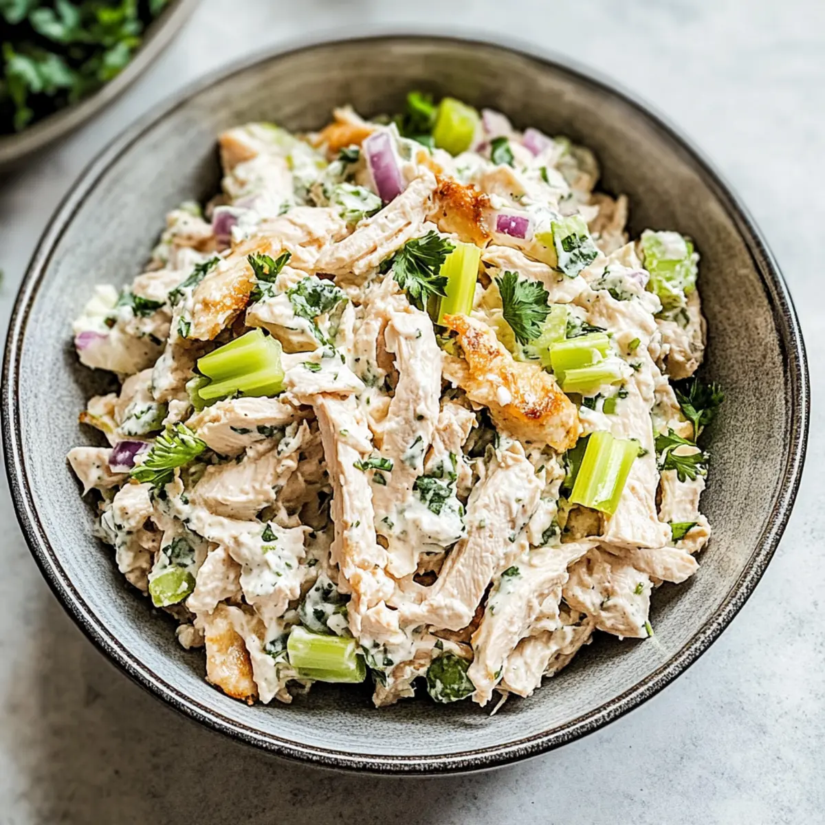 Cottage Cheese Chicken Salad
