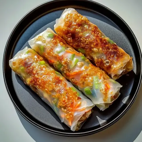 Air Fryer Rice Paper Noodle Rolls