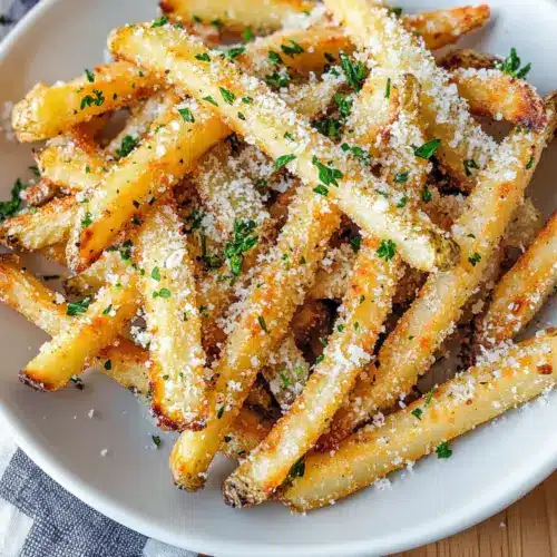 Air Fryer Garlic Parmesan Fries