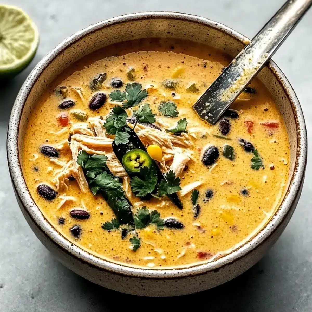 Chicken Poblano Soup