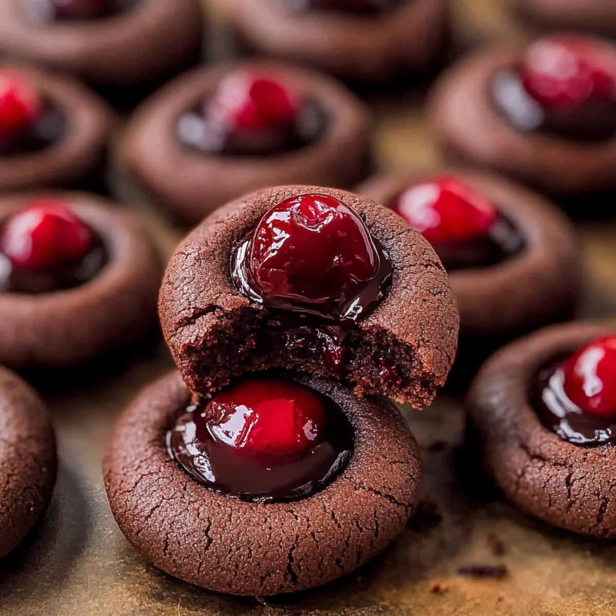 Chocolate Cherry Cookies