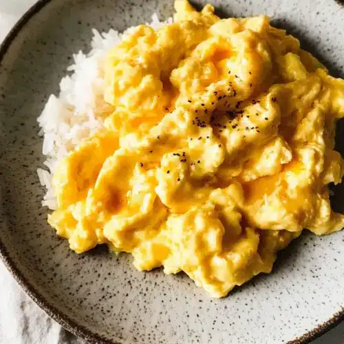 Miso scrambled eggs