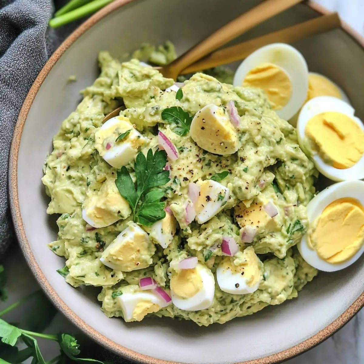 Herby Avocado Egg Salad