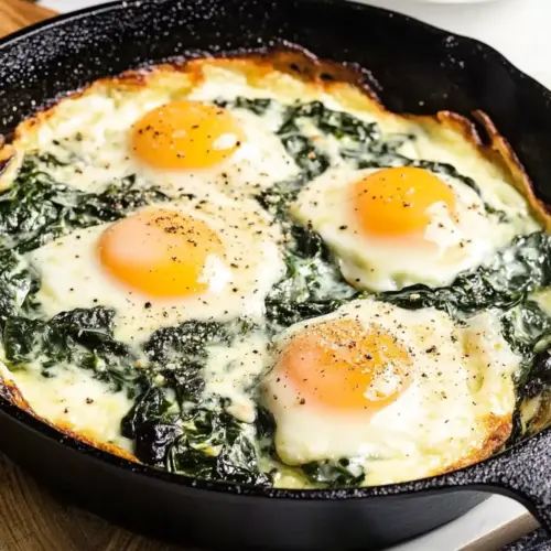 Baked Eggs Florentine