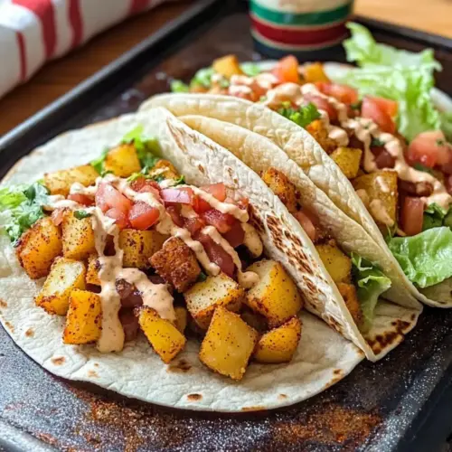 Spicy Potato Soft Taco