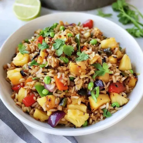 Vegan Pineapple Fried Rice