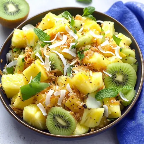 Pineapple Kiwi Salad
