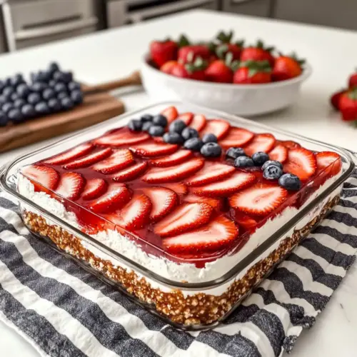 Strawberry Pretzel Jello Salad