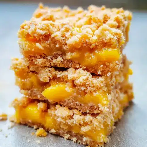 Mango Oatmeal Crumble Bars