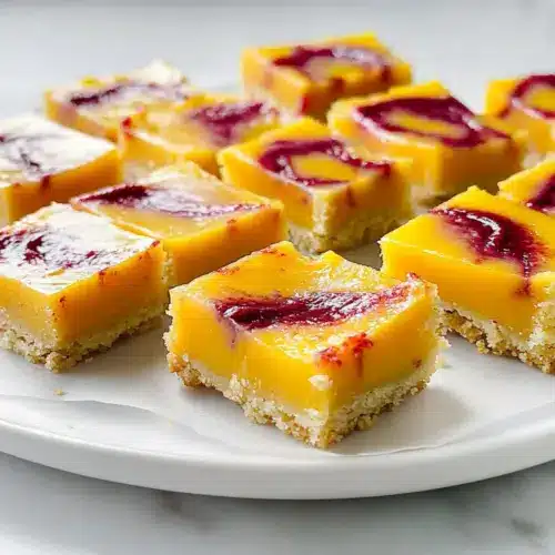 Raspberry Mango Bars