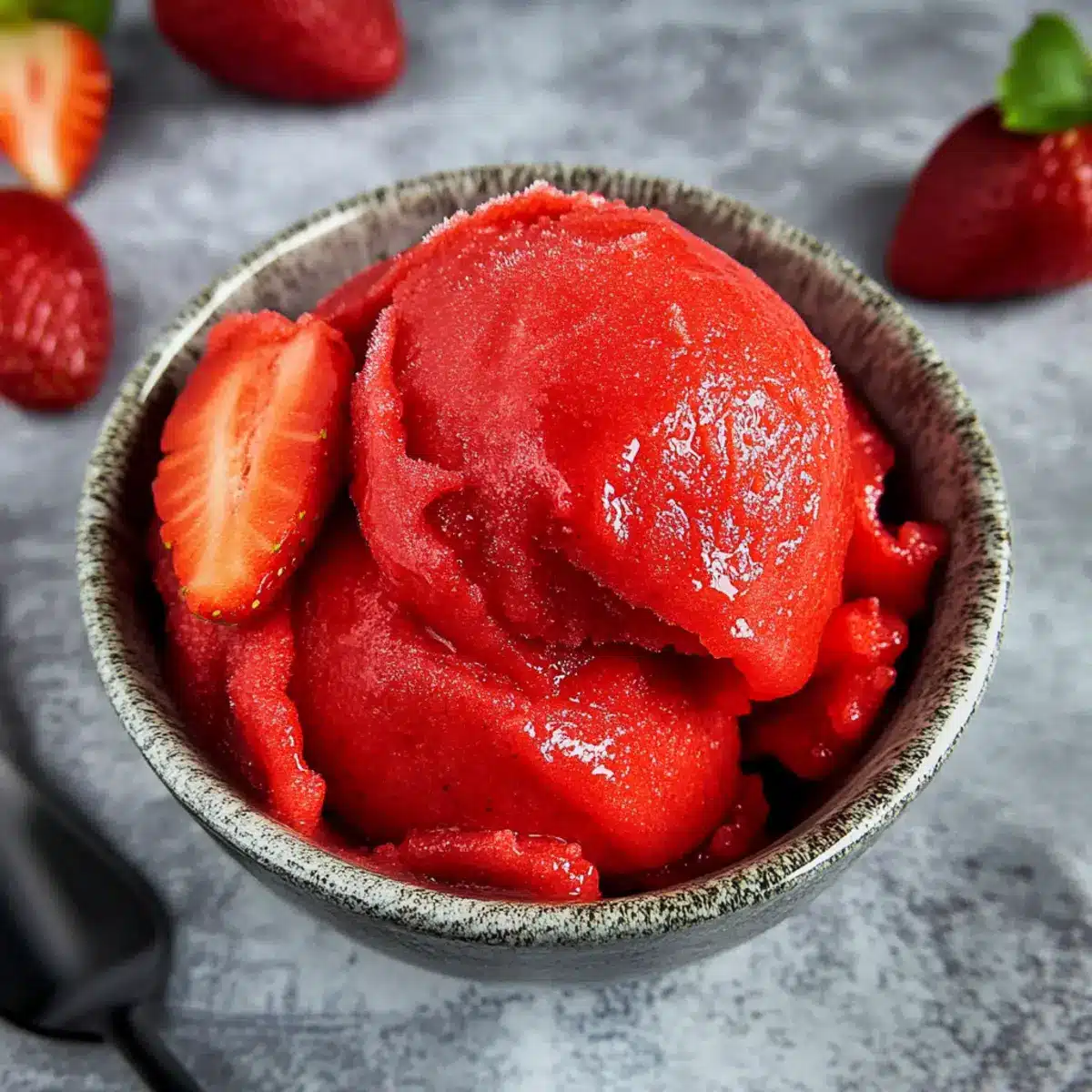 Strawberry Sorbet