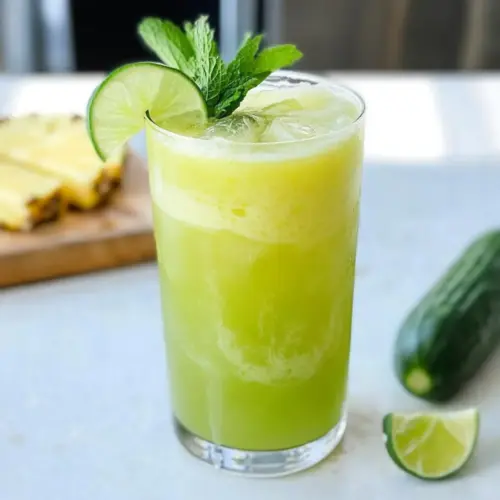 Pineapple Cucumber Agua Fresca