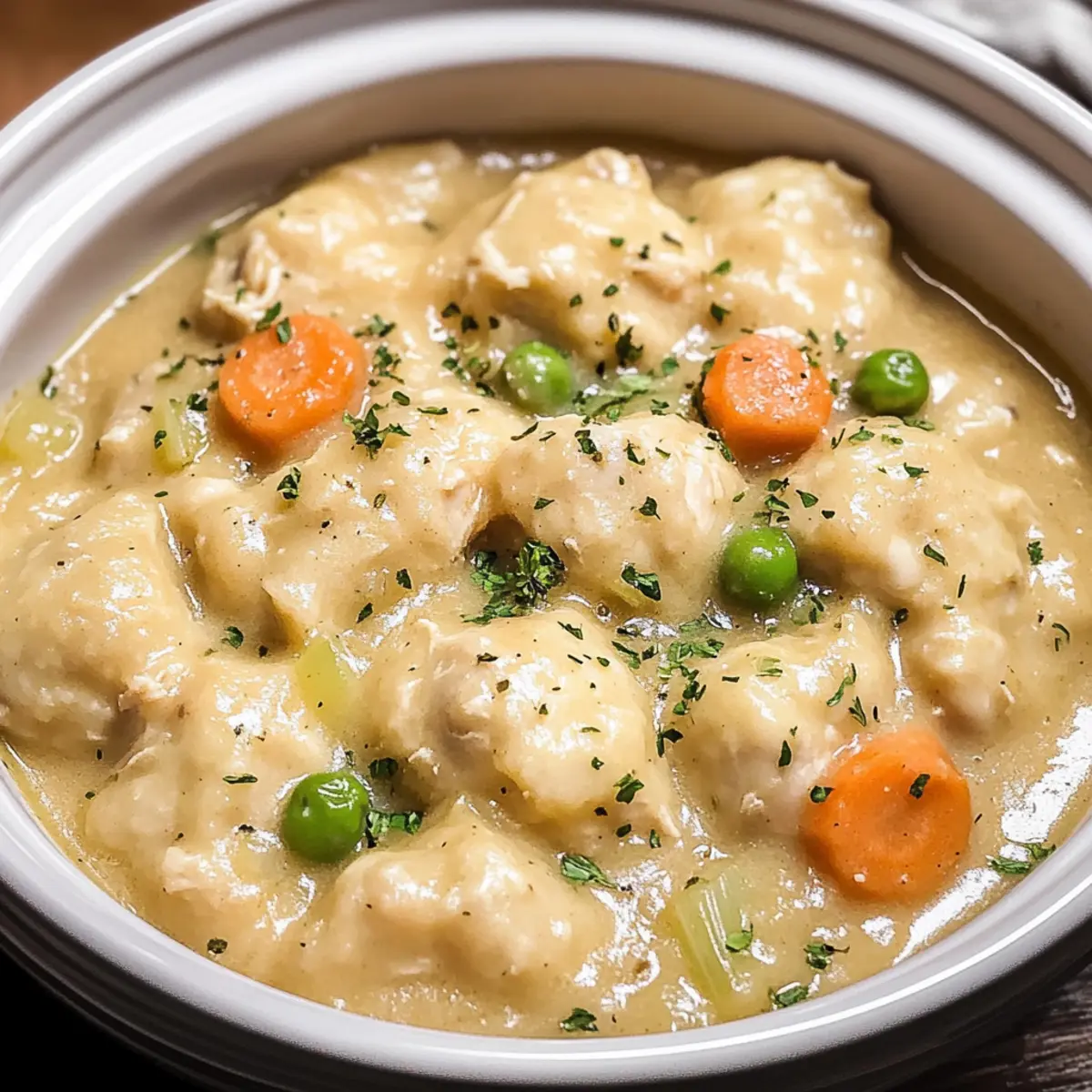 Slow Cooker Chicken and Dumplings