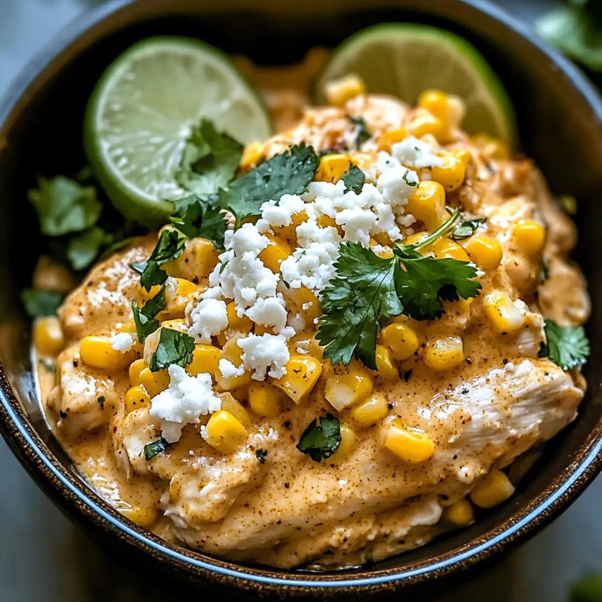 Slow Cooker Street Corn Chicken