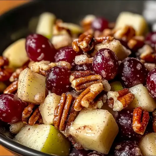 Cinnamon Apple Grape Salad