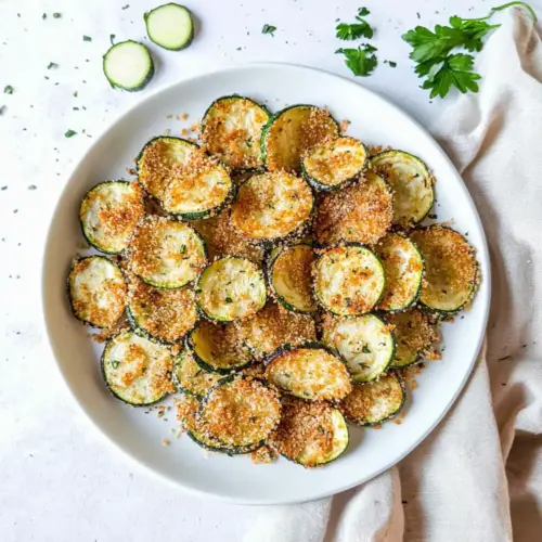 Crispy Baked Zucchini Chips