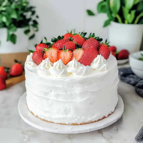 Strawberry Cream Cake